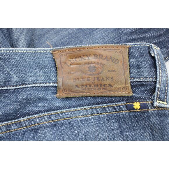 Lucky Brand Jeans Men Size 38 X 34 Blue 329 Classic Straight Fit Stretch - Picture 9 of 9